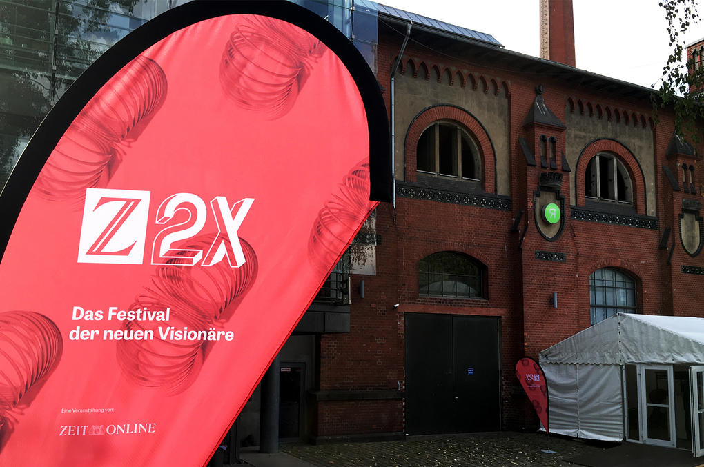 Projektaufbereitung von Z2X – dem Festival der neuen Visionäre von ZEIT ONLINE