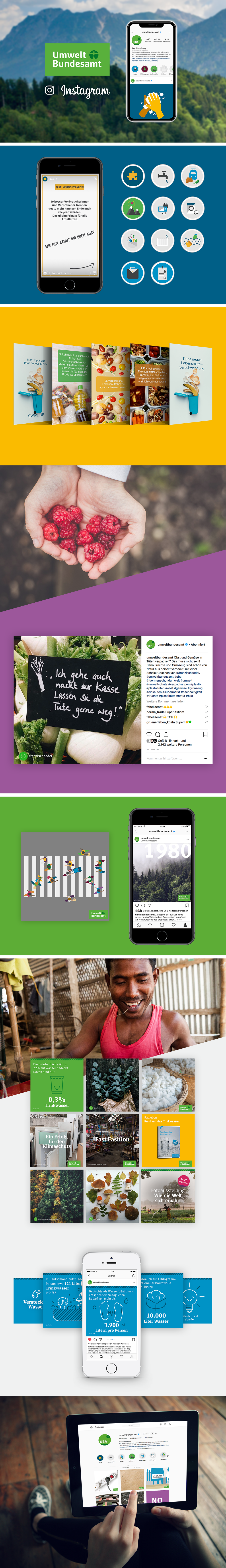 Projektaufbereitung für die Instagram-Unterstützung des Umweltbundesamtes