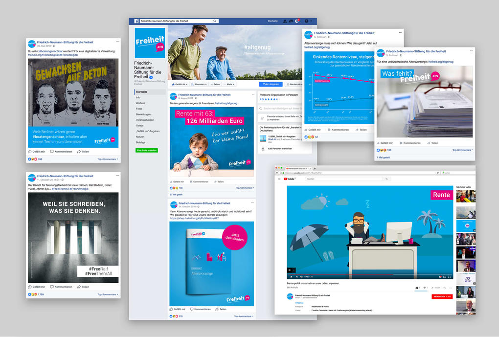 Social Media Engagement für die Friedrich-Naumann-Stiftung für die Freiheit