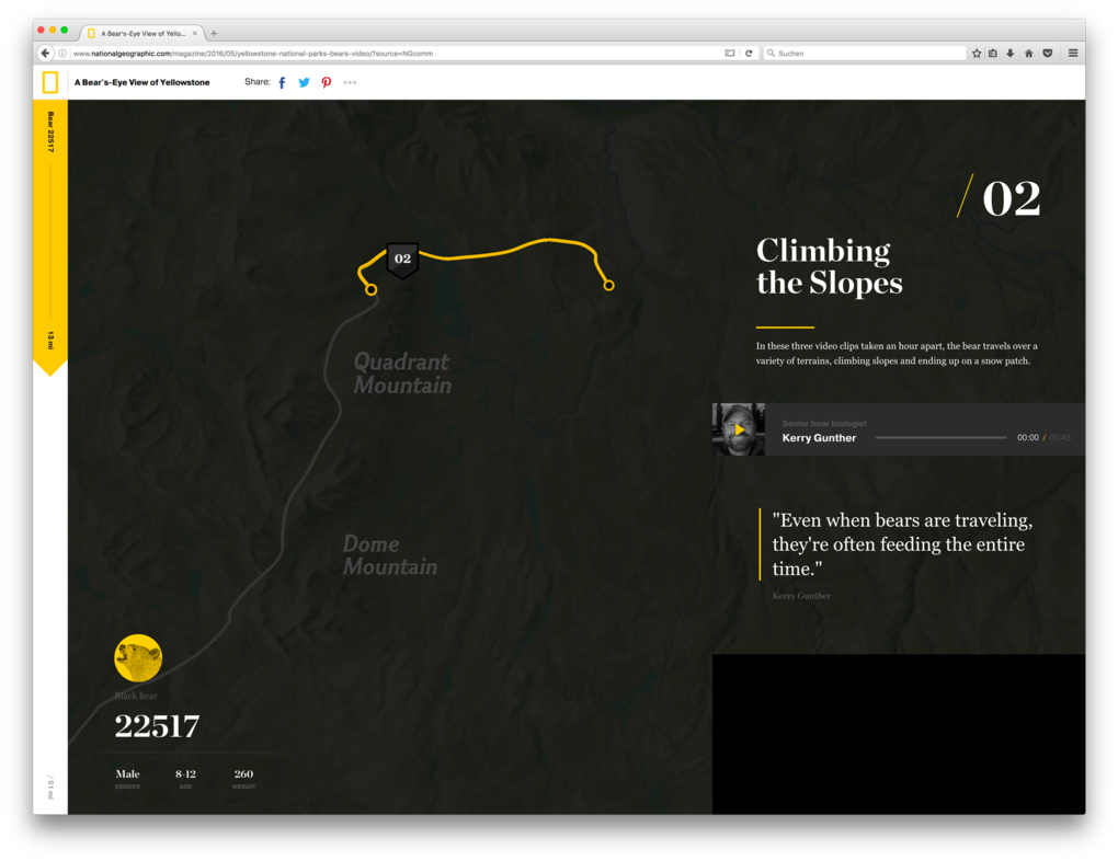 Geovisualisierung – Beispiel National Geographic