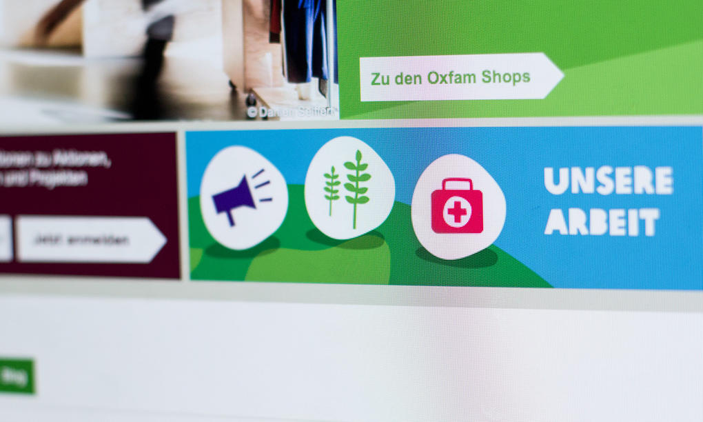 Projektaufbereitung von Oxfam "Infografiken und Icons"