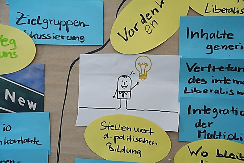 In Workshops wurden Wünsche und Erwartungen an die kommende digitale Kommunikation der Stiftung besprochen